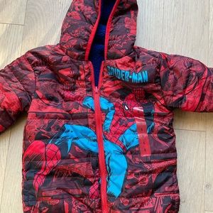 Spider-man kids reversible jacket - 6T